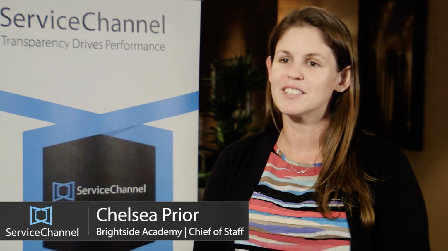Chelsea Prior of Brightside Academy - Chief of Staff presenting at ServiceChannel event